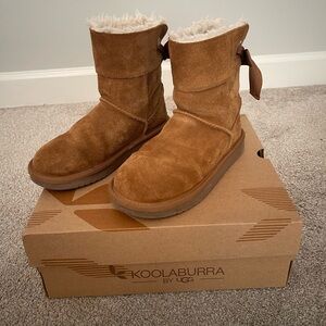 Girls Ugg Boots with Bow Back